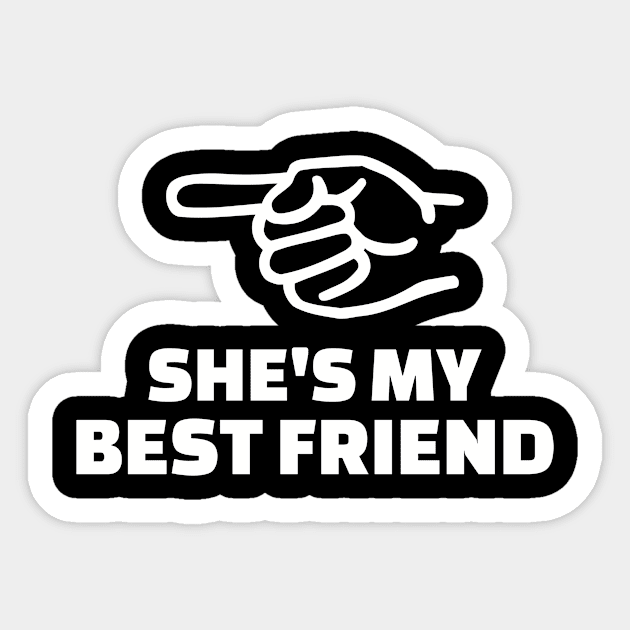 Best friend Sticker by Designzz